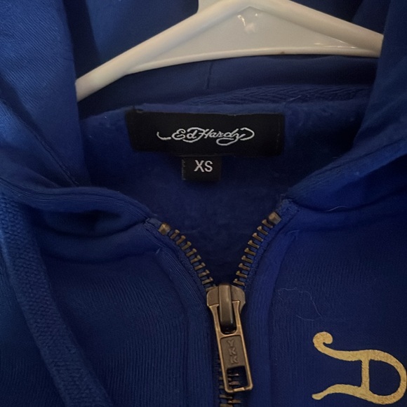 ed hardy jacket never worn size small - Picture 3 of 4